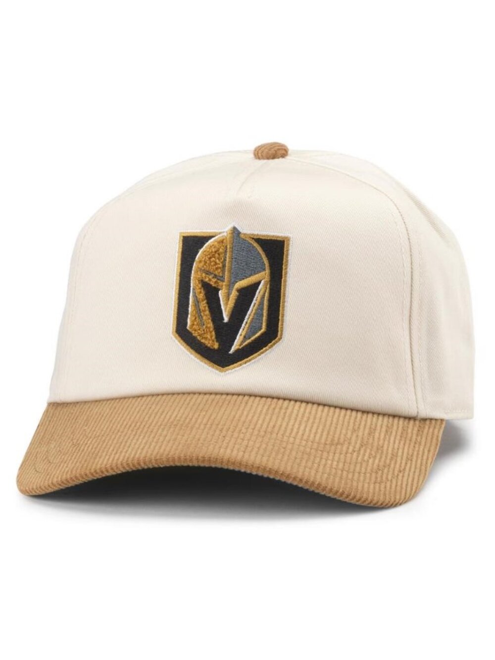 AMERICAN EAGLE Men's Vegas Golden Knights White/Gold Burnett Adjustable Hat